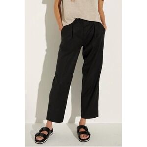 The Reset Black Pleated‎ High Waist Wide Leg Pants Women Size M